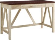 OD20-Whitewashed Oak w/wood top
