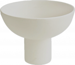 Vase, White Bowl on Pedestal-Acc304