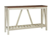 OTC17-Farmhouse Console, Slat shelf