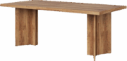 DT117-Farmhouse Desk, 2 Pedestal