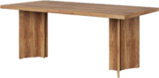 DT0-d-Farmhouse Desk, 2 Pedestal
