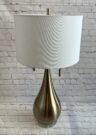 L403-Gold Tear drop, White Shade