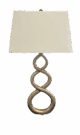 L410-Gold Figure 8, Lucite Base