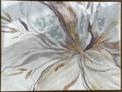 A102b-Gold Floral Burst, Framed