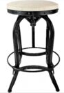 DC429-Counter Stool, Industrial, Linen