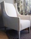 LC301-Contemporary Wing, Silver Finish