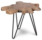 OT167-Wood Slice, Hairpin Legs