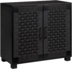 OTC130-Black Chest, Woven Rope, 2dr