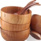 Kitchen Set of 3 Bamboo Bowls-Acc821