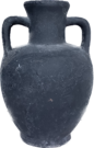 Vase, Black Grecian w/handles L-Acc752