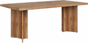 DT0-d-Farmhouse Desk, 2 Pedestal