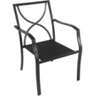 PT02b-Black Aluminum Chair, Soft X