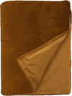 TH28b-Throw, Faux Rabbit, Burnt Orange