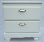 BS182-Country Cottage, White Nightstand