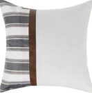TC115-Linen & Leather, Skinny Striped