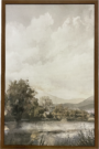 A110f-Vintage Landscape, Green