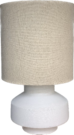 L126-White Faux Concrete, Beige Shade