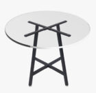 DT186-Black Metal Frame w/glass