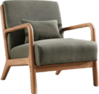 LC116-Moss Green, Bentwood Arm Chair