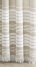 SC04-Beige Stripe, Boho Fringe