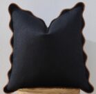 TC369-Black, Cognac Scallop Flange