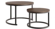 OT128-Coffee Table, Nesting Set, Walnut