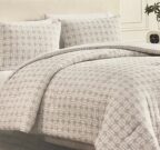BK06-King, Beige Diamond Pattern
