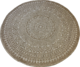 SM Round Woven Boho Medallion-AR92